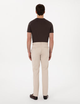 Bej Regular Fit Kanvas Pantolon - Pierre cardin фото 4