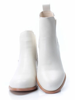 01-PCT163-2 Ботинки Челси демисезонные женские (натуральная кожа, байка) - Фабричный китай фото 14