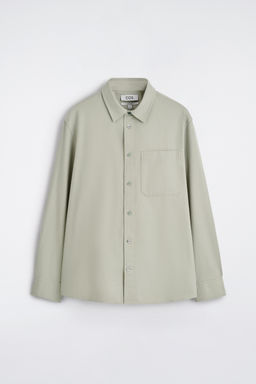 CAMISA MEZCLA DE ALGOD?N CEPILLADO RELAXED FIT