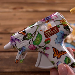 Micron Клей для мал. клеев. пист. с блестками GFGL-7 ЭВА d 7.2 мм 20 см 8 шт в пакете ассорти №1 (золото/серебро)  фото 4