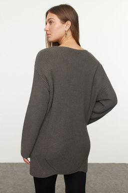 Antrasit More Sustainable Genis Kal?p Basic Triko Kazak TWOAW25KZ00310