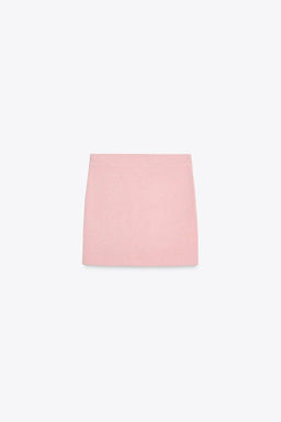 PLAIN KNIT MINI SKIRT - Zara фото 6