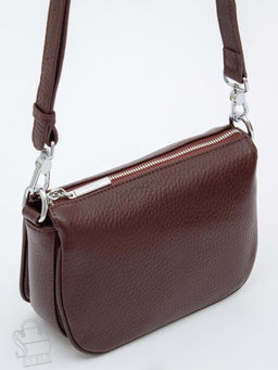 Сумка женская кожаная 1028C wine Polina&Eiterou