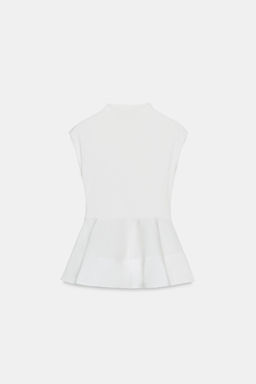 TOP COMBINADO PEPLUM / Blanco - Zara фото 6