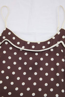 Kahverengi Bask?l? Shally Dokuma Pijama Tak?m? THMSS26PT00189 - Trendyolmilla фото 4