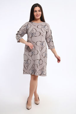 Платье Натали из хлопка мультиколор  фото 3