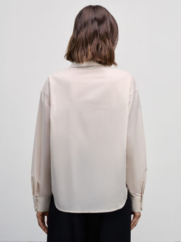 Базовая рубашка с карманом / Zarina фото 5