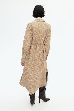 Vestido estampado con cinturon de anudar - H&m фото 5