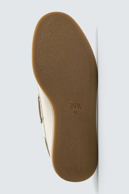 ZAPATO N?UTICO PIEL / Blanco - Zara фото 4