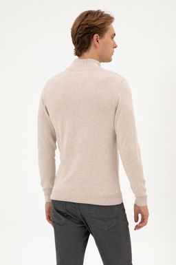 Erkek Slim Fit Bo_azl_ Ta_ Melanj Basic Kazak - U.s. polo assn фото 5