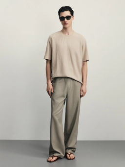 Футболка из фактурной ткани / Zarina фото 9