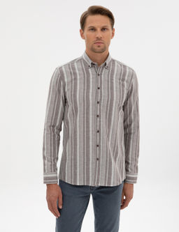 Vizon Regular Fit Uzun Kollu G_mlek