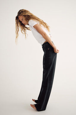 TRF WIDE-LEG HIGH-WAIST JEANS - Zara фото 22