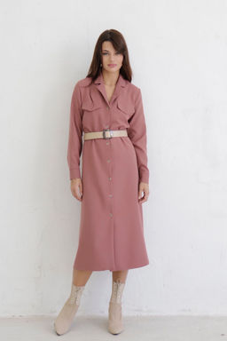 Платье-рубашка с английским воротником - Martichelli фото 88