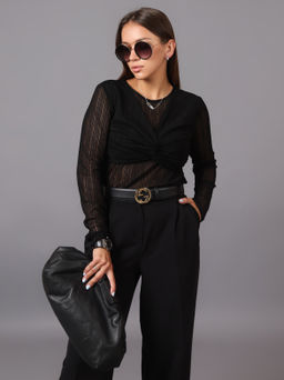 Лонгслив сетка КЛ200 Черный от фабрики Спортсоло