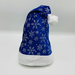 Новогодний колпак со снежинками 12 шт в уп (арт. HZ-54) - Ип лебедев о.ю фото 2