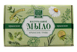 Мыло натуральное туалетное твердое Крымские травы, 50 г