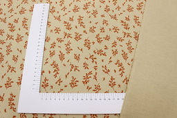 Теплый хлопок Луана цв.бежево-желтый, ш.1.51м, хлопок-100%, 160гр/м.кв - Купава фото 4