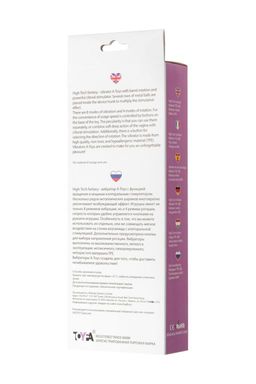 Вибратор с клиторальным стимулятором TOYFA A-Toys High-Tech fantasy, TPE, фиолетовый, 22,4 см