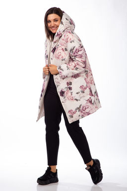 Куртка Diamant 1914-Р беж-какао фото 64