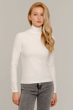 Арт.12803/4 Водолазка женская 42-50 (5 шт) Цвет:молочный - Калинка фото 5