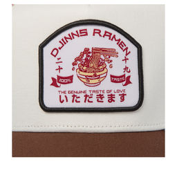 Бейсболка DJINNS арт. HFT Djinns Ramen (коричневый / белый)  фото 3
