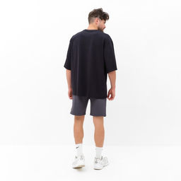 Футболка мужская KAFTAN «Достоевский», размер 46, чёрная