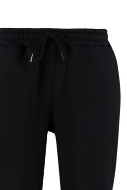 Siyah Un?sex Regular/Normal Kesim Pacas? Lastikli Ici Polar/S?cak Tutan Esofman Alt? TMNAW22EA0346