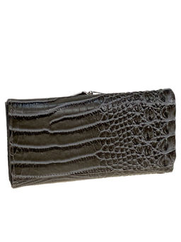 Женское портмоне из искусственной кожи, цвет серый