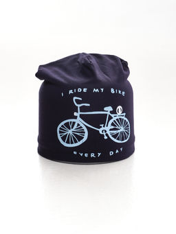 Шапка для мальчика UD 3006 т.синий/голуб