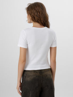 Футболка женская Mark Formelle белая с принтом фото 2