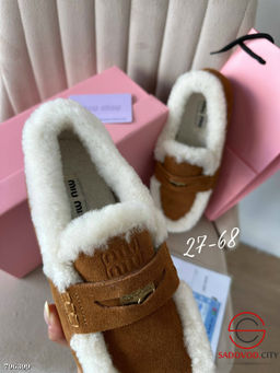 Лоферы с мехом зимние (натуральные) - Bruno фото 2