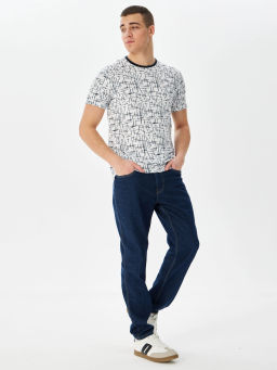 Футболка мужская короткий рукав GREG G145-KD1-SA-UT2024 (синий принт)  фото 11