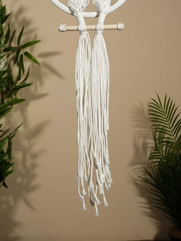 Ловец снов «Сова», 22×80 см, светлый глаз