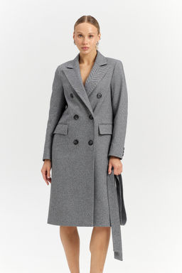 Пальто женское демисезонное 25775 (вино) - Kankan фото 50