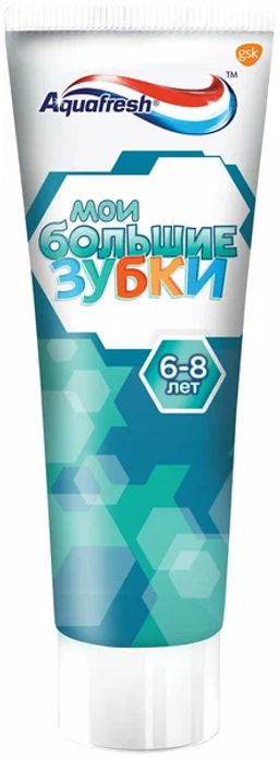 АКВАФРЕШ з/паста 50мл Детская Мои большие зубки