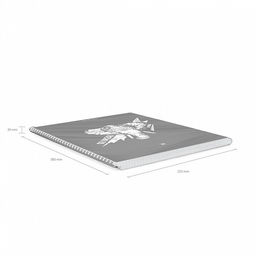 Цена за 4 шт. Тетрадь общая с пластиковой обложкой на спирали ErichKrause Blossom, Black and White, А5, 80 листов, клетка  фото 10