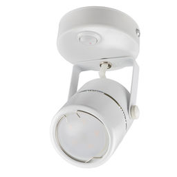 DLC-S612 GU10/B WHITE Светильник декоративный накладной, серия Sotto. Без лампы, цоколь GU10. Выкл. на корпусе. Металл. Белый. TM Fametto