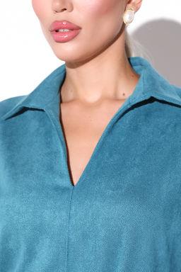 Платье Беатрис (бирюза) - Эльза фото 7