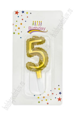 Свечи праздничные "5" (SF-7831) №52