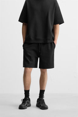 INTERLOCK TEXTURED BERMUDA SHORTS - Zara фото 3