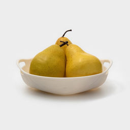 Ваза для фруктов Доляна Sirenna, пластик, 16.5×19.1×4 см, бежевая