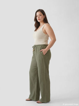 Beli Lastikli Kad?n M?slin Pantolon