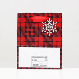 Цена за 12 шт. Пакет ламинированный Красный квардрат 11,5 х 14,5 х 6 см - Simaland фото 4