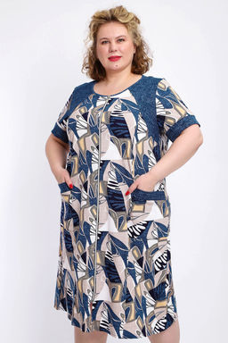 Халат 004 домашний на молнии