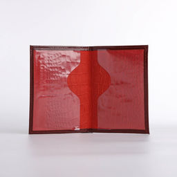 Обложка для паспорта, красный-бордовая