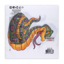 Салфетки бумажные Весёлая змея 2 слоя, 33?33 см, 20 шт.