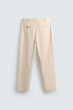 STRAIGHT-LEG CHINO TROUSERS - Zara фото 7