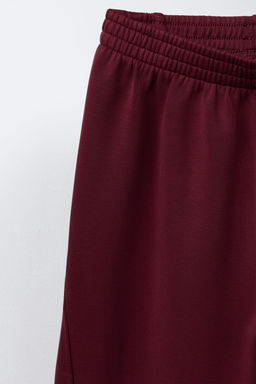 PLAIN WIDE-LEG TROUSERS - Zara фото 3