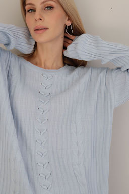 10409 Джемпер нежно-голубой - Martichelli фото 19